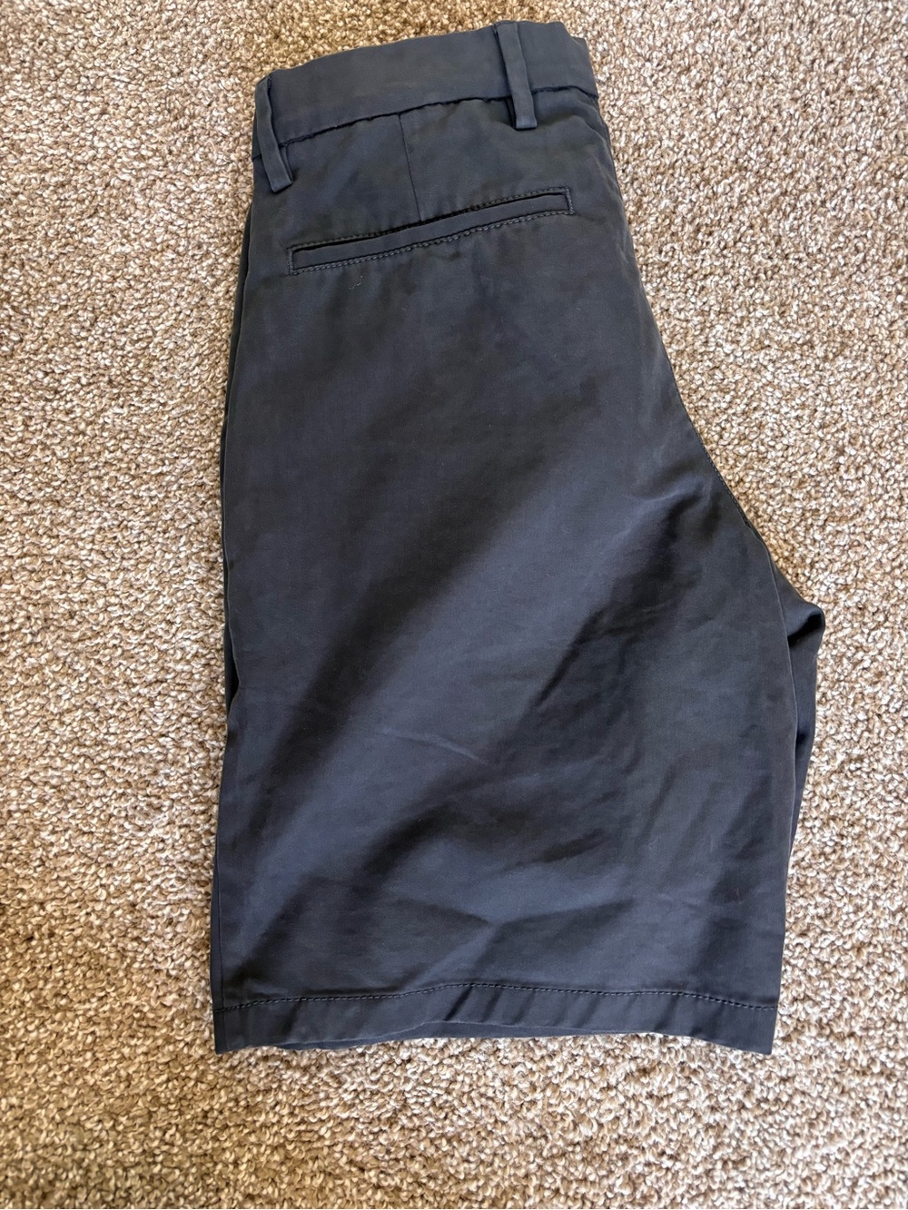 Old Navy Men's Black Flat-Front Chino Shorts
